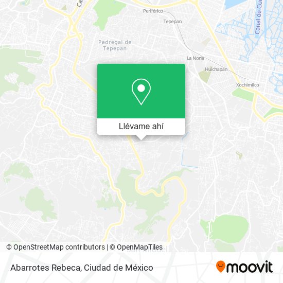 Mapa de Abarrotes Rebeca