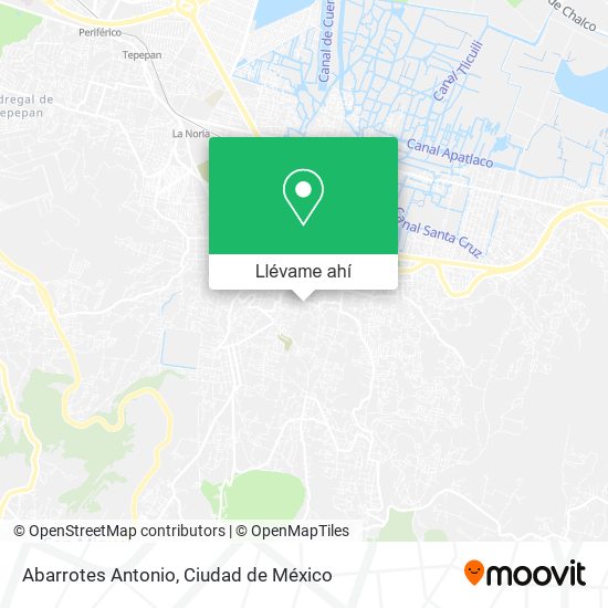 Mapa de Abarrotes Antonio