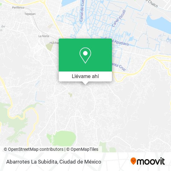 Mapa de Abarrotes La Subidita