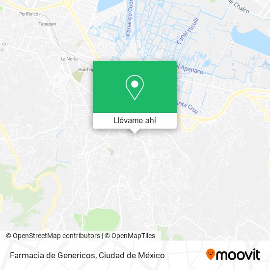 Mapa de Farmacia de Genericos