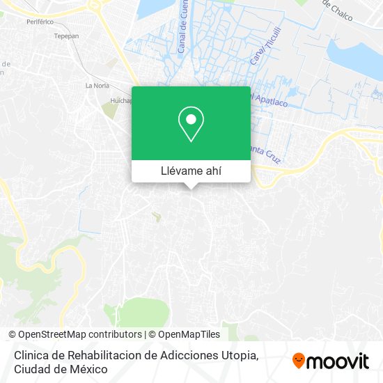 Mapa de Clinica de Rehabilitacion de Adicciones Utopia