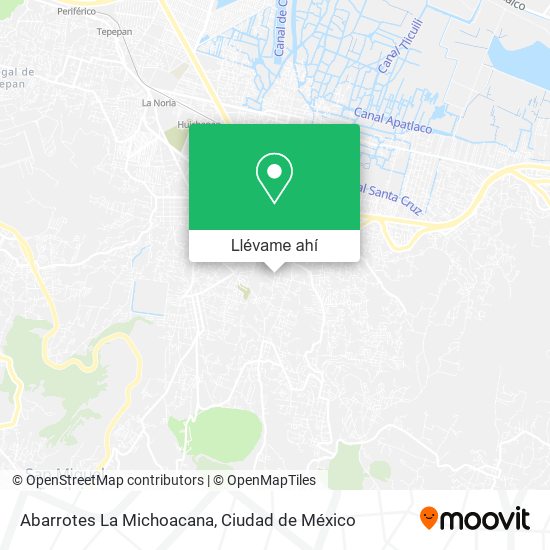 Mapa de Abarrotes La Michoacana
