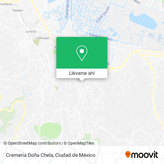 Mapa de Cremeria Doña Chela
