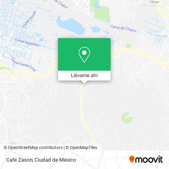 Mapa de Café Zason