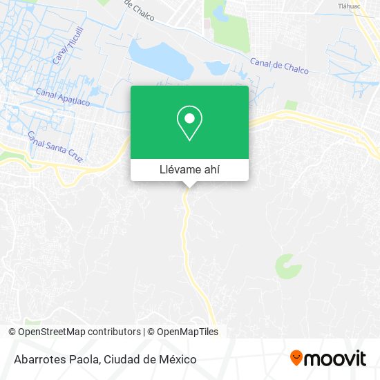 Mapa de Abarrotes Paola