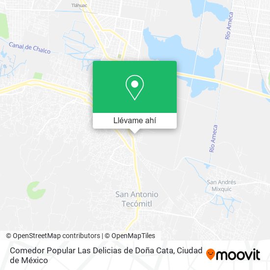 Mapa de Comedor Popular Las Delicias de Doña Cata