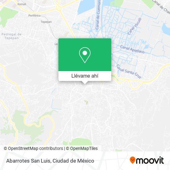 Mapa de Abarrotes San Luis