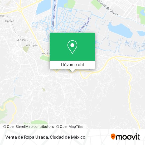 Mapa de Venta de Ropa Usada