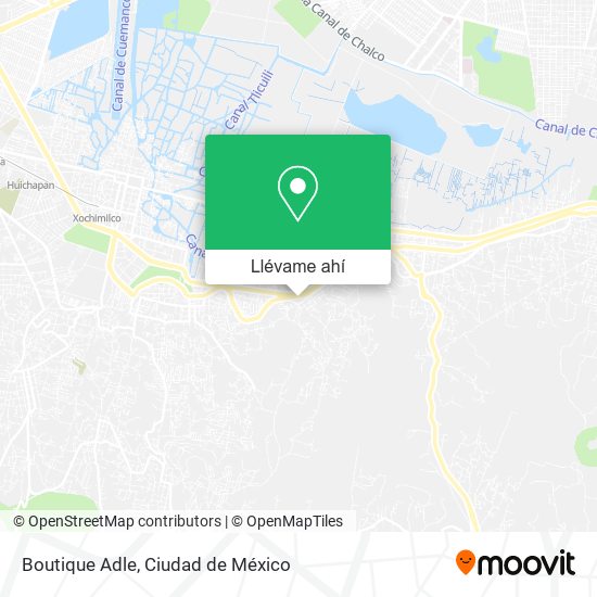 Mapa de Boutique Adle