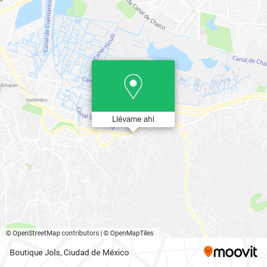 Mapa de Boutique Jols