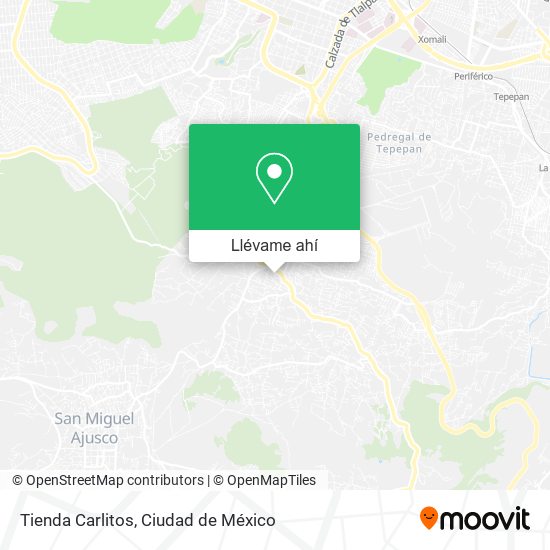 Mapa de Tienda Carlitos