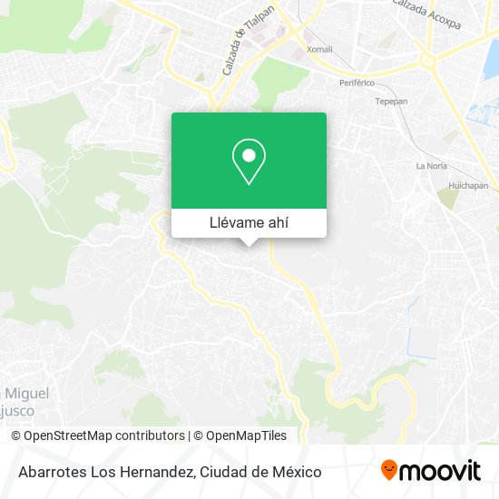 Mapa de Abarrotes Los Hernandez
