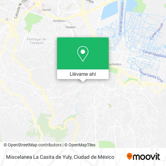 Mapa de Miscelanea La Casita de Yuly