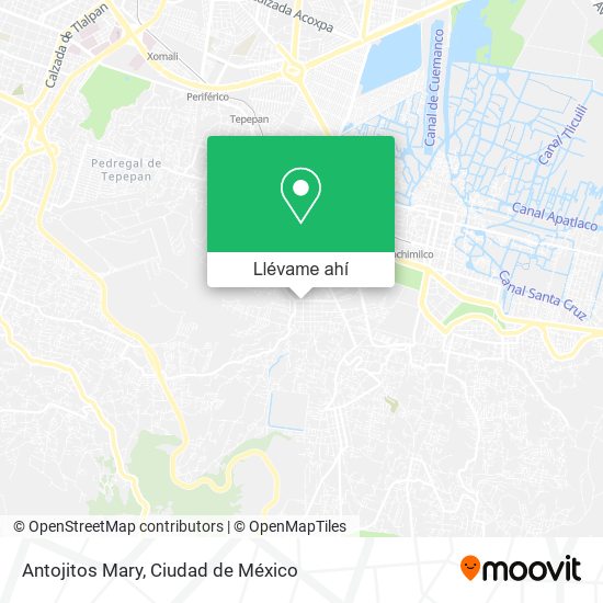 Mapa de Antojitos Mary