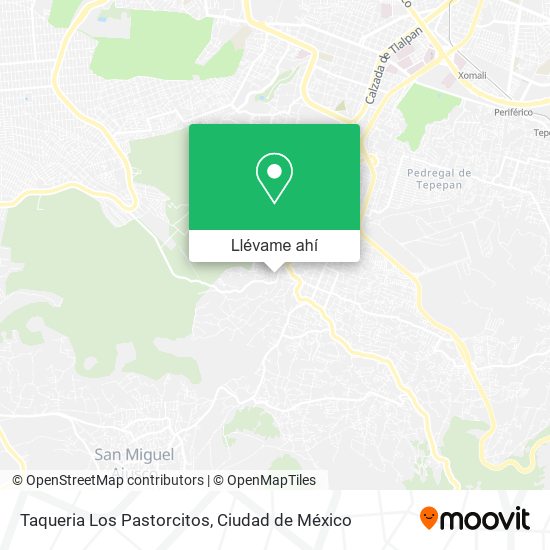 Mapa de Taqueria Los Pastorcitos