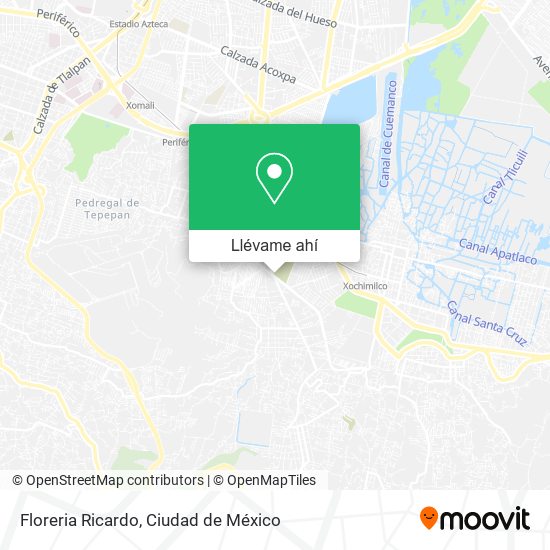 Mapa de Floreria Ricardo