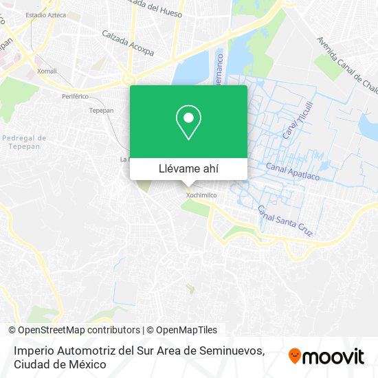 Mapa de Imperio Automotriz del Sur Area de Seminuevos