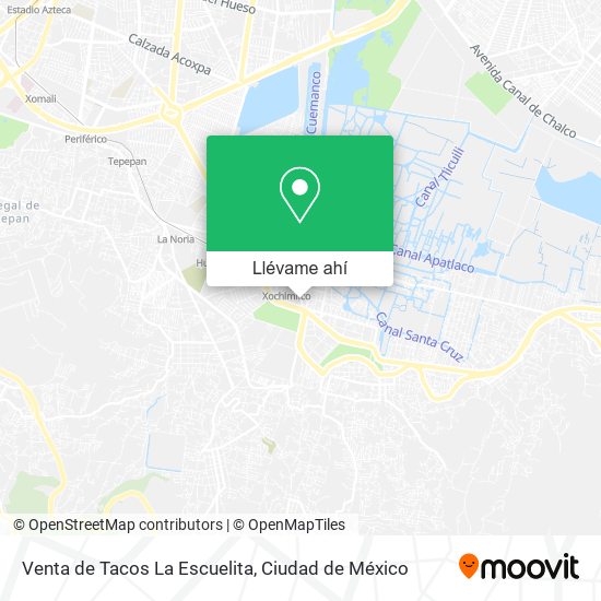 Mapa de Venta de Tacos La Escuelita