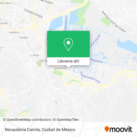 Mapa de Recauderia Camila