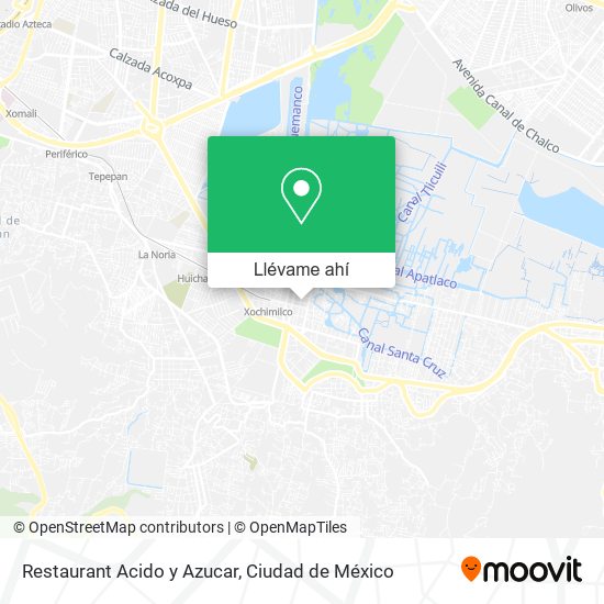 Mapa de Restaurant Acido y Azucar