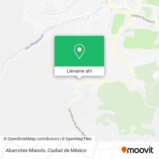 Mapa de Abarrotes Manolo