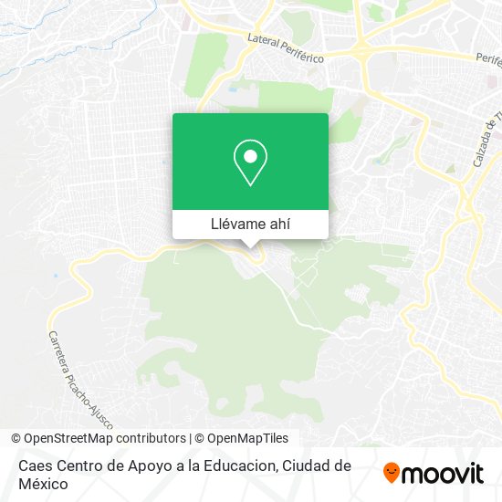 Mapa de Caes Centro de Apoyo a la Educacion