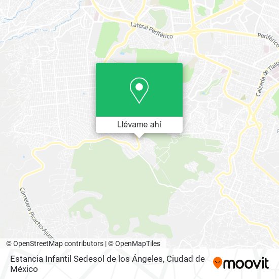 Mapa de Estancia Infantil Sedesol de los Ángeles