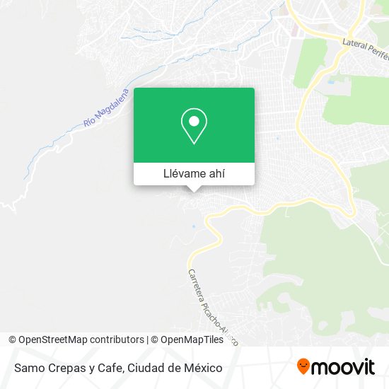 Mapa de Samo Crepas y Cafe