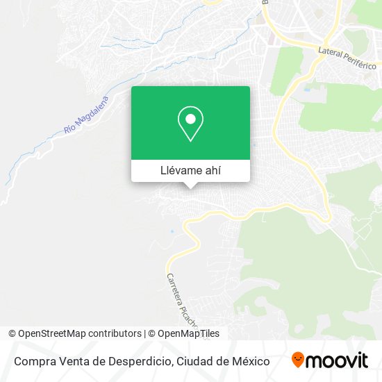 Mapa de Compra Venta de Desperdicio