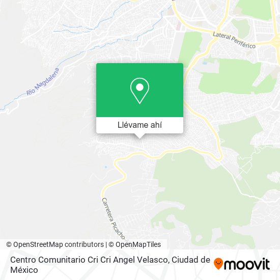 Mapa de Centro Comunitario Cri Cri Angel Velasco