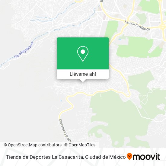 Mapa de Tienda de Deportes La Casacarita