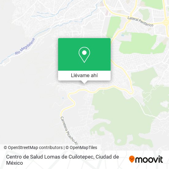 Mapa de Centro de Salud Lomas de Cuilotepec