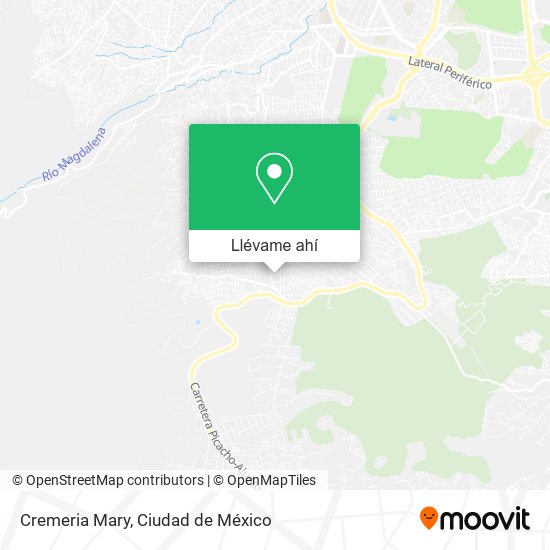 Mapa de Cremeria Mary