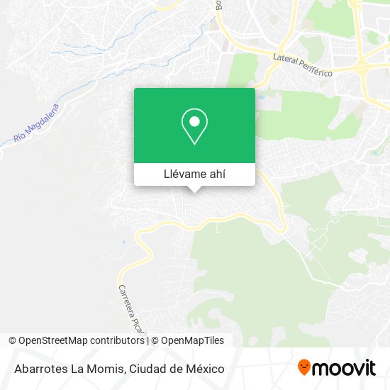 Mapa de Abarrotes La Momis