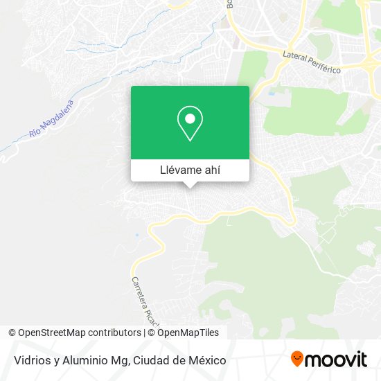 Mapa de Vidrios y Aluminio Mg