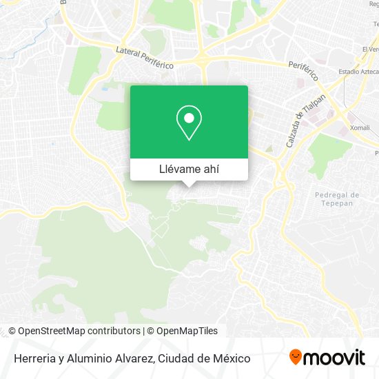 Mapa de Herreria y Aluminio Alvarez