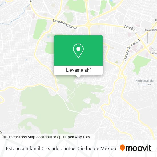 Mapa de Estancia Infantil Creando Juntos