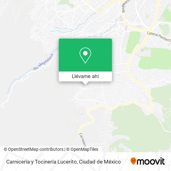 Mapa de Carnicería y Tocinería Lucerito