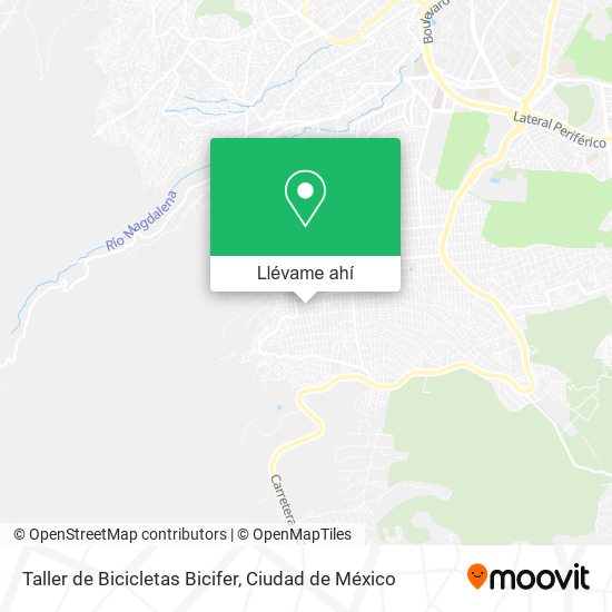 Mapa de Taller de Bicicletas Bicifer