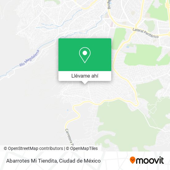 Mapa de Abarrotes Mi Tiendita