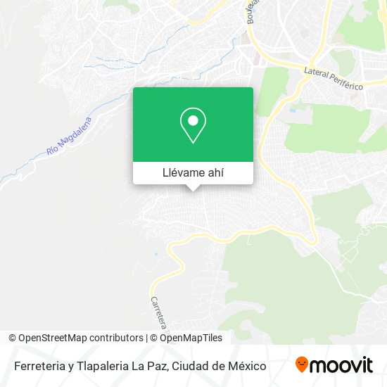 Mapa de Ferreteria y Tlapaleria La Paz