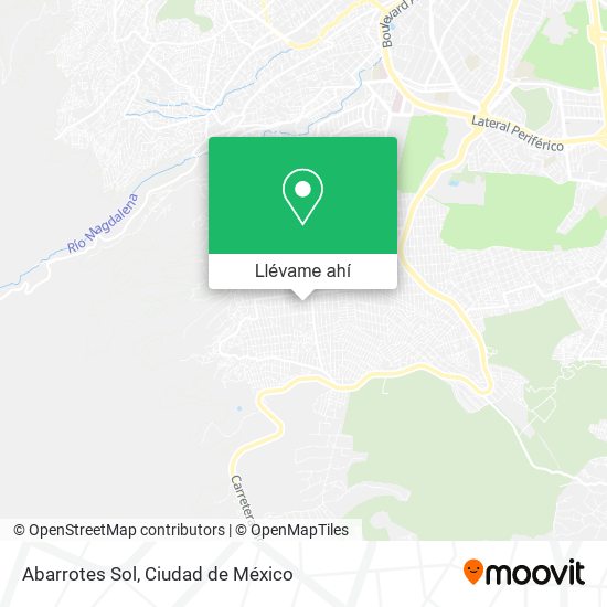 Mapa de Abarrotes Sol