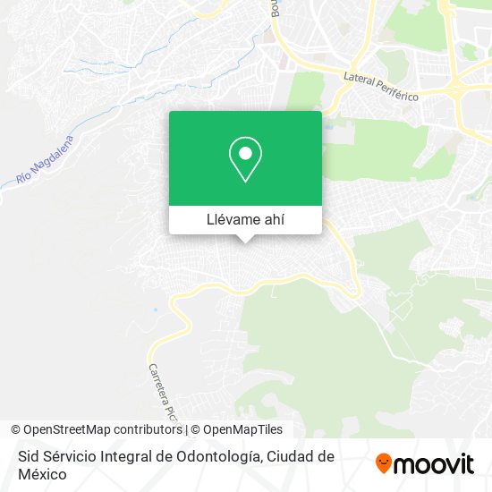 Mapa de Sid Sérvicio Integral de Odontología