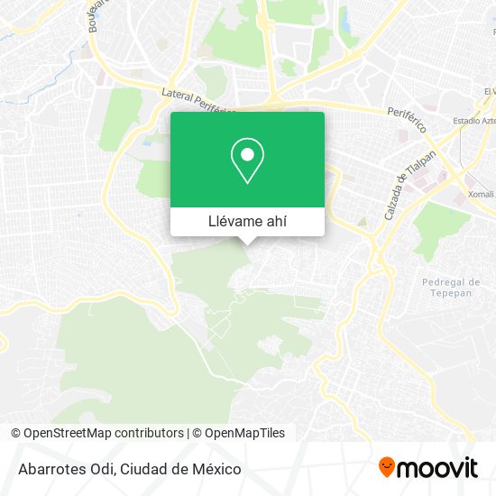 Mapa de Abarrotes Odi