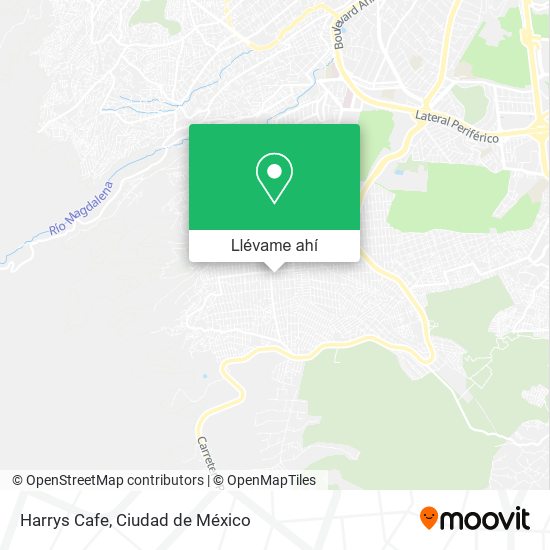 Mapa de Harrys Cafe