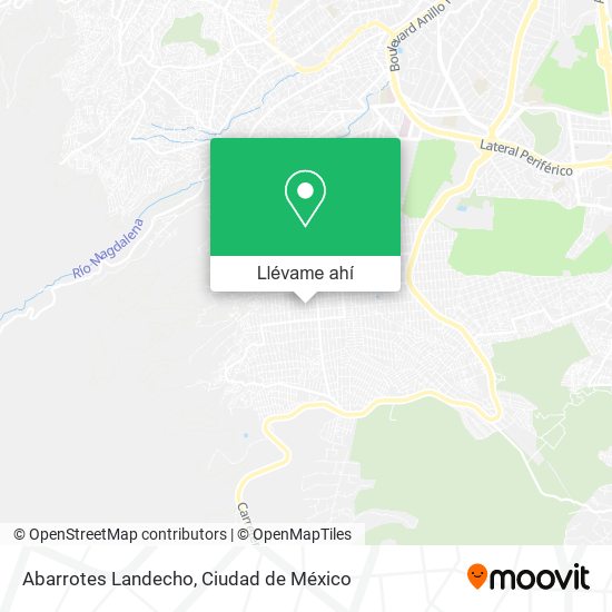 Mapa de Abarrotes Landecho