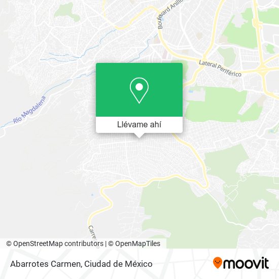 Mapa de Abarrotes Carmen