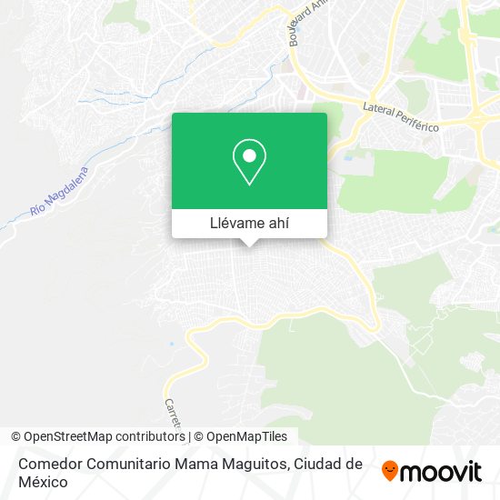 Mapa de Comedor Comunitario Mama Maguitos