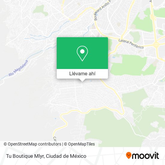 Mapa de Tu Boutique Mlyr