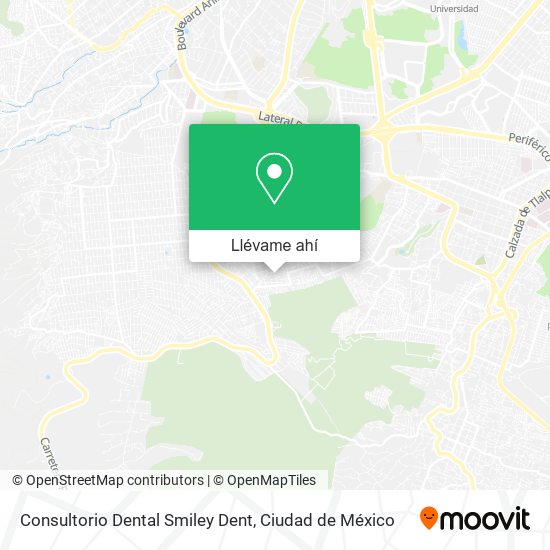 Mapa de Consultorio Dental Smiley Dent